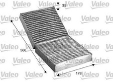 VALEO 715508 Innenraumfilter Pollenfilter passend für MERCEDES-BENZ SLK (R171)