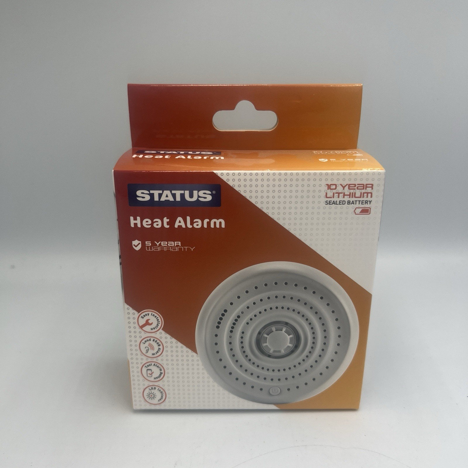 Status Heat Alarm with 10 Year Battery - White - New