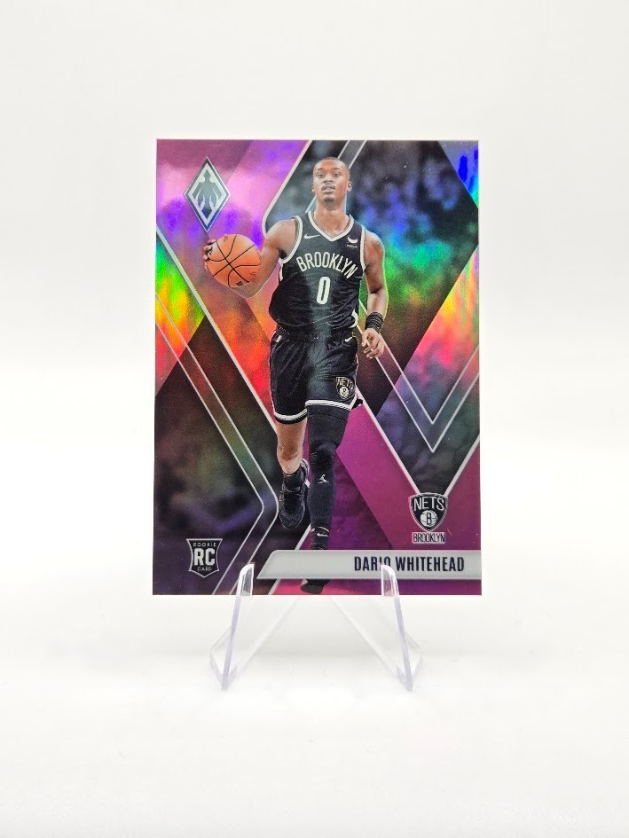 Dariq Whitehead 2023-24 Panini Phoenix RC Pink SP /175 #261 Nets