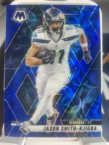 2025 Panini Mosaic Jaxon Smith-Njigba #229 Blue Scope Prizm