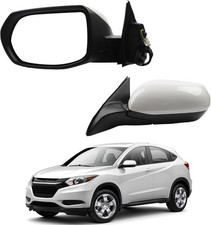 Left Driver Side Mirror Compatible with 2017-2022 Honda HRV with Power Glass, Ma