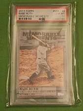2017 Topps - Memorable Moments Babe Ruth #MM-44 PSA 10
