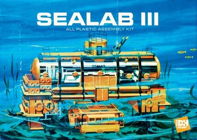 Sealab III - Modellbausatz im Maßstab 1:93 - von Doll & Hobby (ex Aurora) 