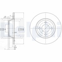 2X Delphi Bremsscheibe BG2783 FüR 80 Audi 8C2 8C5 B4 Avant TDI 16V