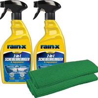 Rain-X Scheibenreiniger Regenabweiser 2In1 2X 500Ml + 2X Sonax Mikrofasertuch