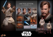 Hot Toys MMS843 Star Wars Obi-Wan Kenobi Mustafar 1 6 Scale Action Figure New