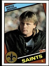 1984 TOPPS #300 MORTEN ANDERSEN RC SAINTS