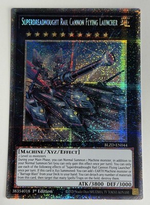 Superdreadnought Rail Cannon Flying Launcher Starlight Rare *EURO PRINT* EN044
