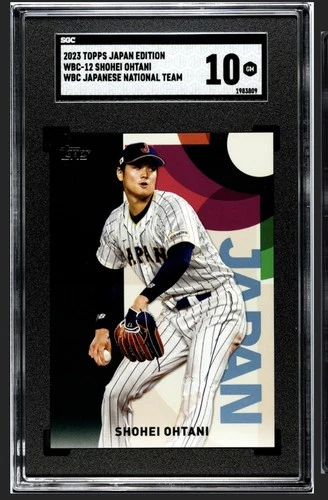 SHOHEI OHTANI 2023 TOPPS JAPAN EDITION WBC-12 Japan NATIONAL TEAM SGC 10