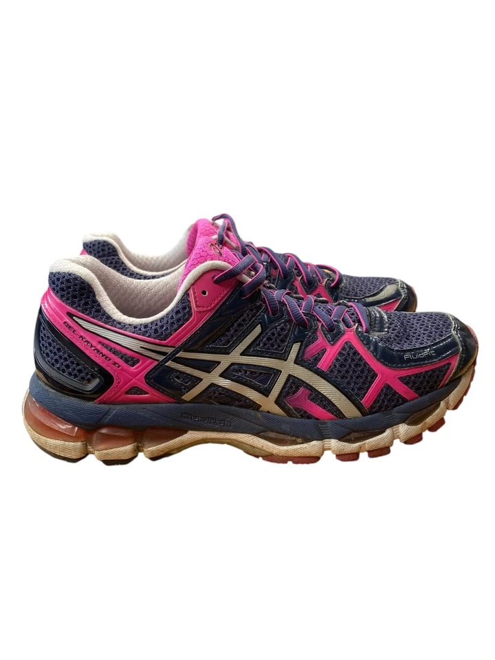 ASICS Gel Kayano 21 Women's Lightning Rasberry Running Shoes US 7.5 EUR 39 - image 2 of 4