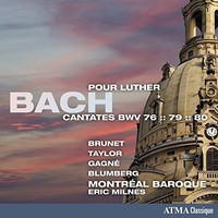 Johann Sebastian Bac - Bach Cantates Pour Luther BMV76 79 80 - Cd - G4Z