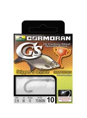 Cormoran CGS Stipphaken Gr. 12 gebundene Angelhaken 10 Stk. Vorfachhaken