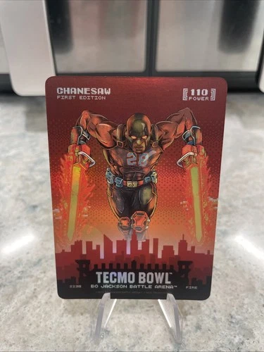 2026 Bo Jackson Battle Arena TECMO Bowl Chanesaw Skyline Foil S238 Devon Achane