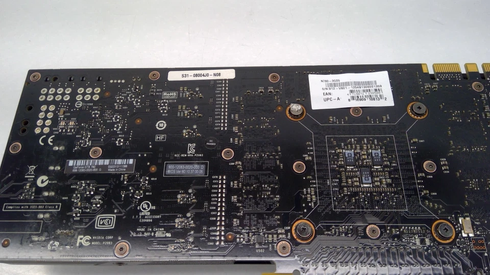 NVIDIA GeForce GTX 780 3GB GDDR5 Graphics Video Card 699-12083-0020-600 - Image 4 of 4