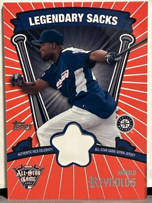2005 Topps Updates Harold Reynolds LSA-HR Legendary Sacks 181/300