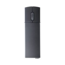 Black Wireless Mini Rechargeable Travel Mouse 2.4G Ultra Slim Portable PC Mac