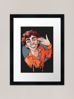 ich bin unsterblich! Gerahmter Kunstdruck gerahmtes Wandbild Poster Leinwanddruck Bild
