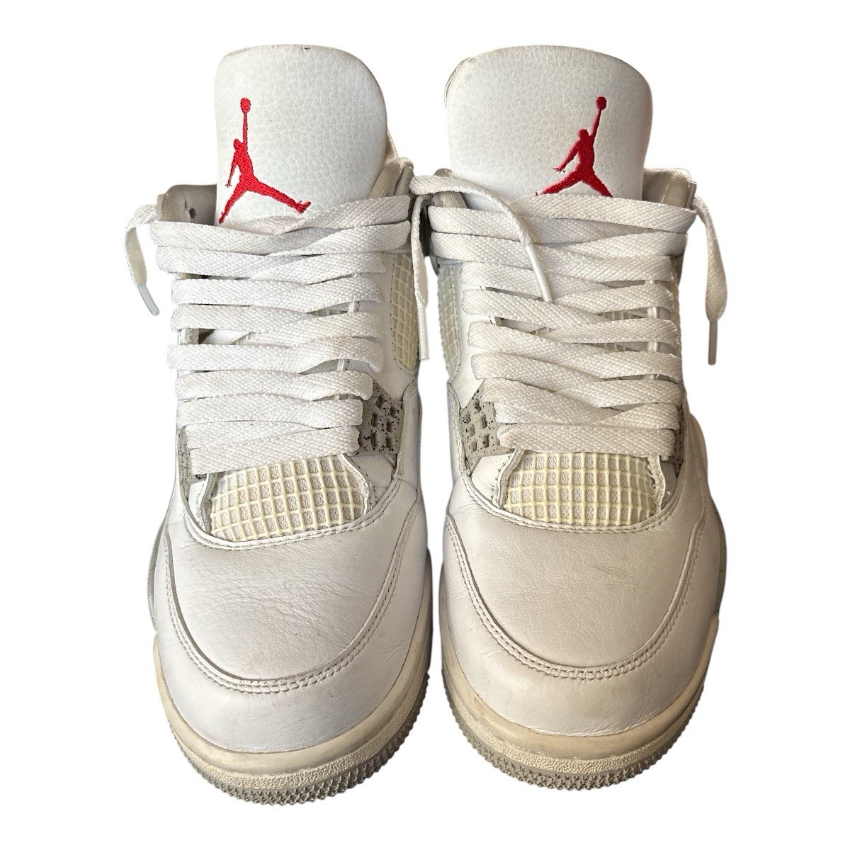 Air Jordan 4 Retro White Oreo Men's Shoes Size 8 Good Pre-Owned Condition