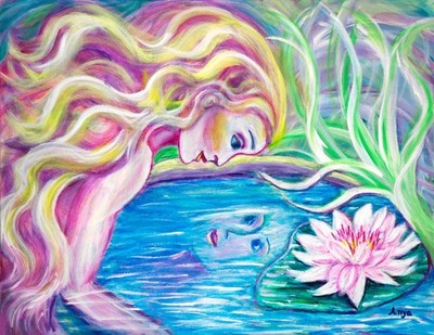 Narcissis Giclee Canvas Painting