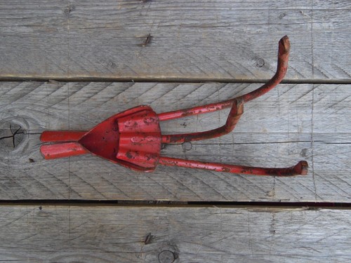 Vintage 3 Prong/Tine Claw Head for Long Handled Claw Rake Cultivator Garden Tool - Picture 6 of 12