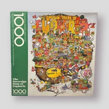 Springbok Sovereign State of Euphoria Jigsaw Puzzle 1000 Pc Bob Martin Vintage