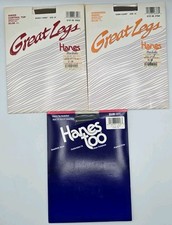 3 Lot Hanes Too Great Legs Sheer Control Top Sandalfoot Pantyhose Size EF  1X