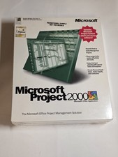 NEW SEALED - Microsoft Project 2000 w/ Project Central Client  Server Software