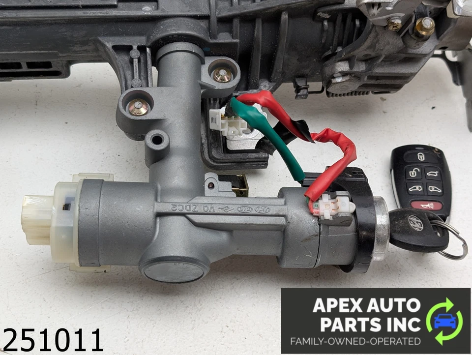 OEM 2007 Hyundai Entourage Steering Column Left Driver Ignition Switch Cylinder Foto 4 de 4