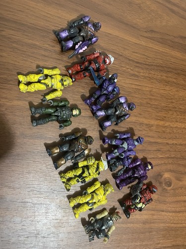 Menge 13 Halo Mini Figuren Mega Blöcke - verschiedene Artikel enthalten