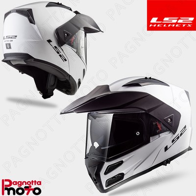 CASCO MODULARE APRIBILE LS2 METRO EVO P/J FF324 SOLID WHITE BIANCO | eBay