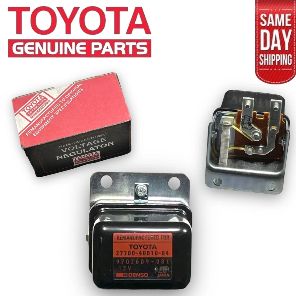 69-77 TOYOTA LAND CRUISER FJ40 FJ55 DENSO 12V REGULADOR IC VOLTAJE F1 OEM NUEVO Foto 2 de 4