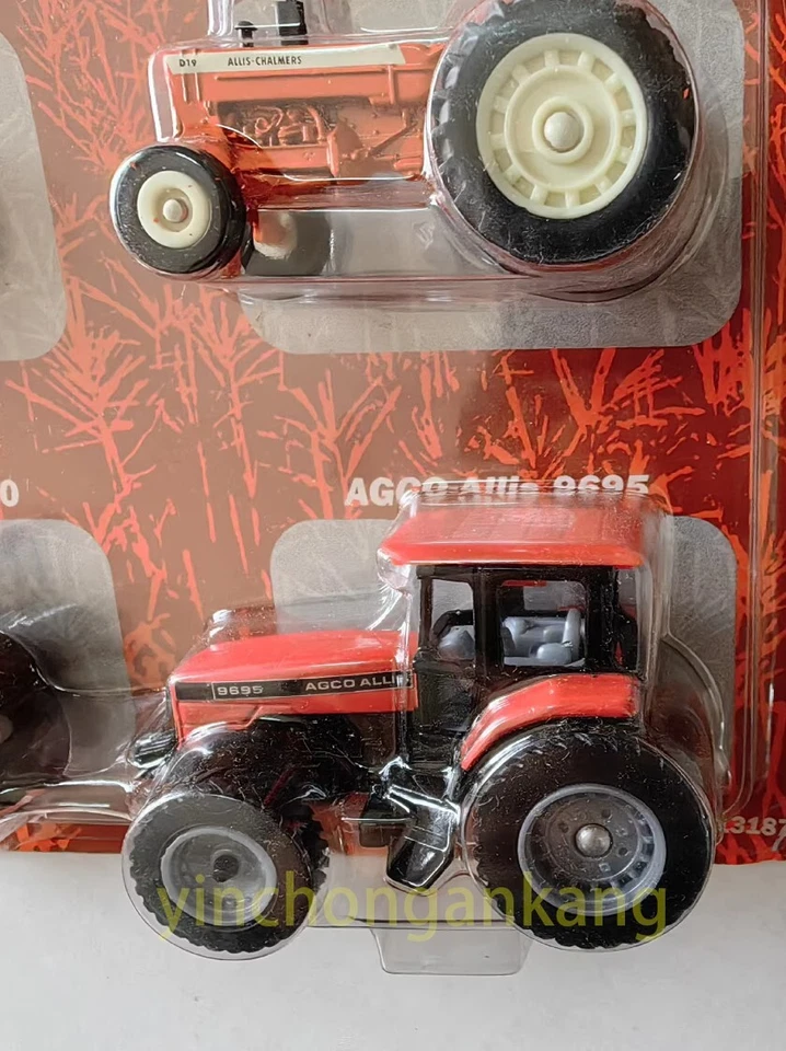 Agco Allis Chalmers Historical Tractor Set WD-45 / D-19 / 6690 / 9695 1/64 Ertl - Image 2 of 4