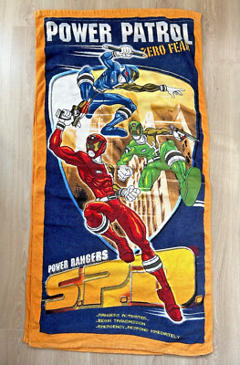 Power Rangers SPD Operation Overdrive Disney Power Patrol Strandtuch Retro