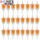 20Pcs Motor Inline Gas Oil Fuel Filter Small Engine For 1/4'' 5/16" Line US