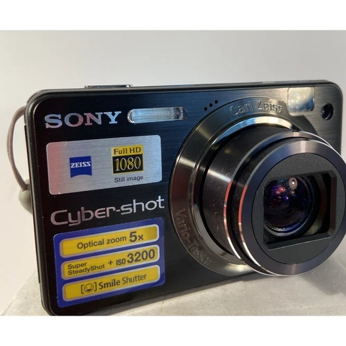 Sony Cyber-shot DSC-W150 Digital Camera 720p HD Video Recording AE/FE Lock Black