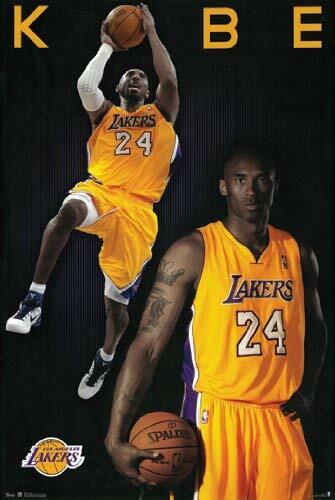 Kobe Bryant LA Laker plakat 24 x 36 cali - Zdjęcie 1 z 1