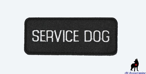 Service Dog - Therapy Dog - ESA Support Animal - Vest Patches ALL ACCESS CANINE™ - Picture 6 of 12