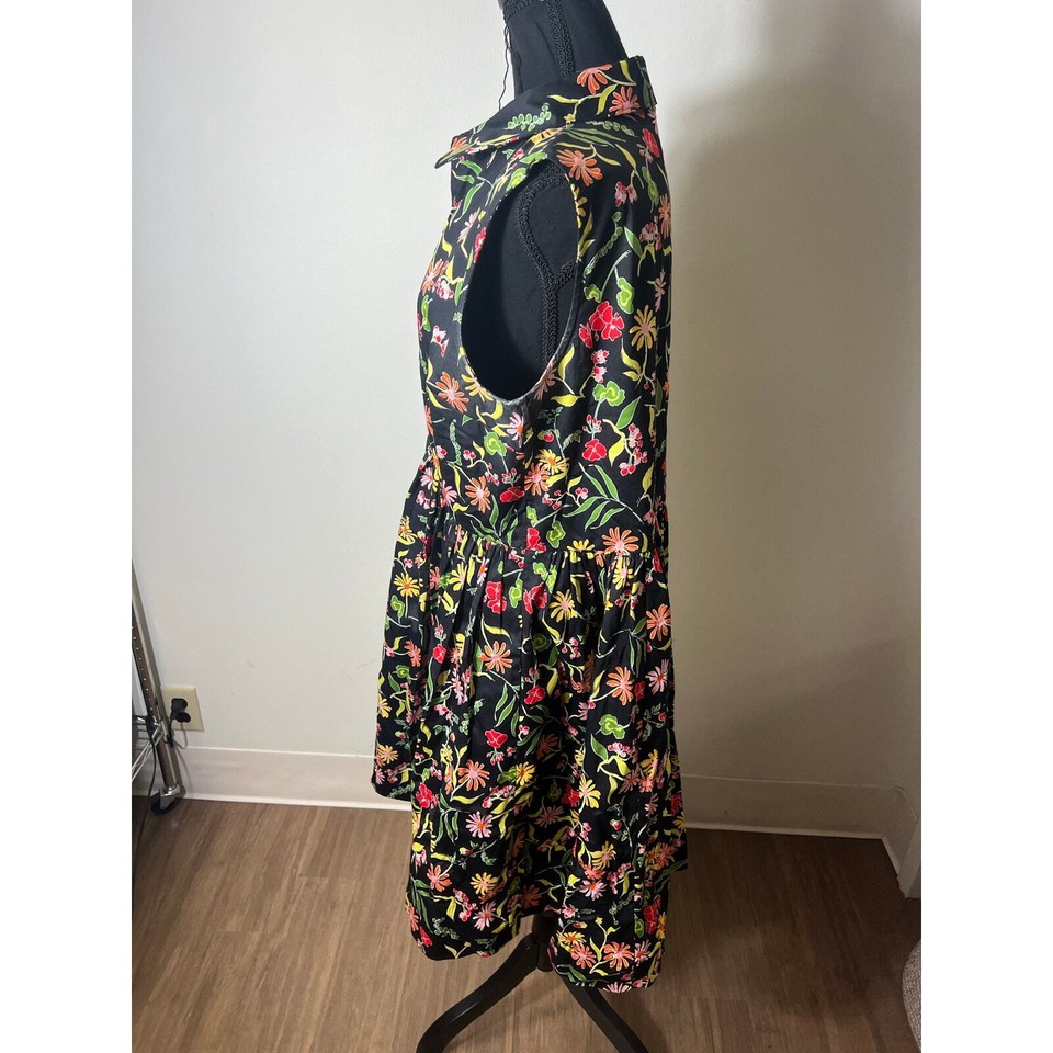 Kate Spade New York Floral Knee Length Dress Sz L eBay
