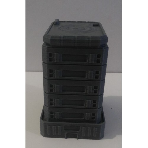 Wargames Scenery Terrain 6mm / Epic Battletech Building - Office Block 2 - Picture 1 of 4