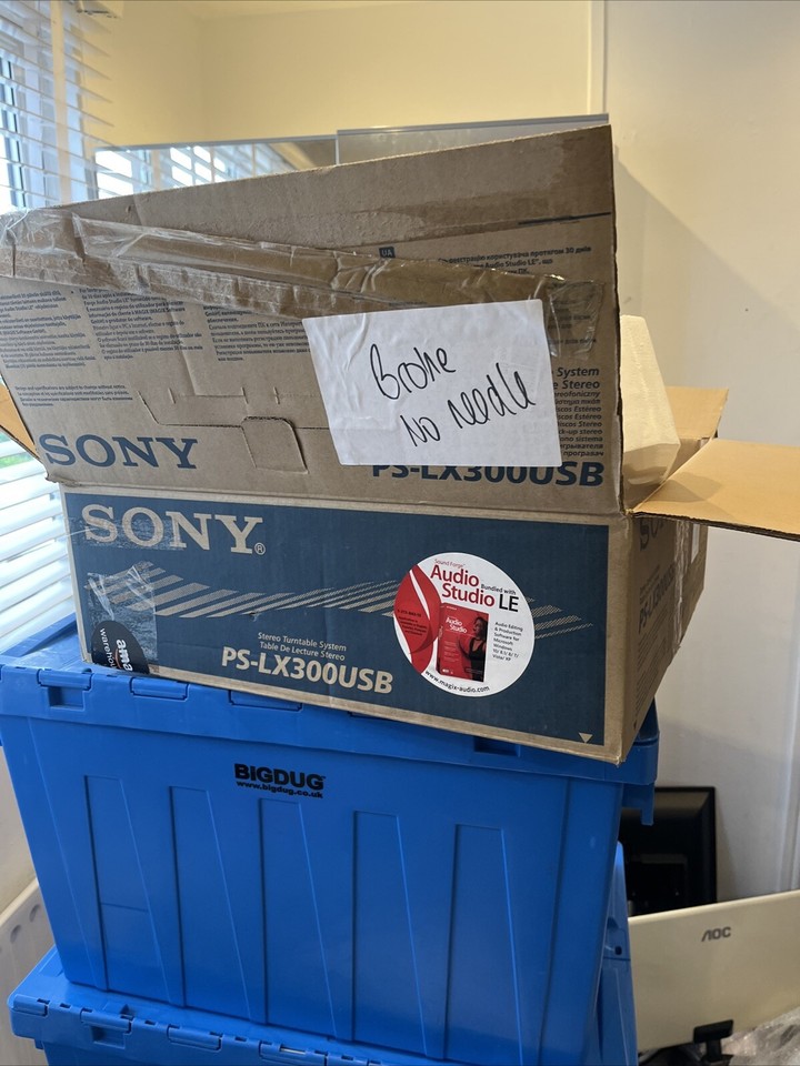 Sony PSLX300USB Turntable Working Missing Some Parts A60 27242731271