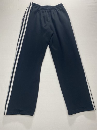 Adidas Boys Youth Athletic Track Black Pants Joggers Sz Large 14/16 - Picture 6 of 6
