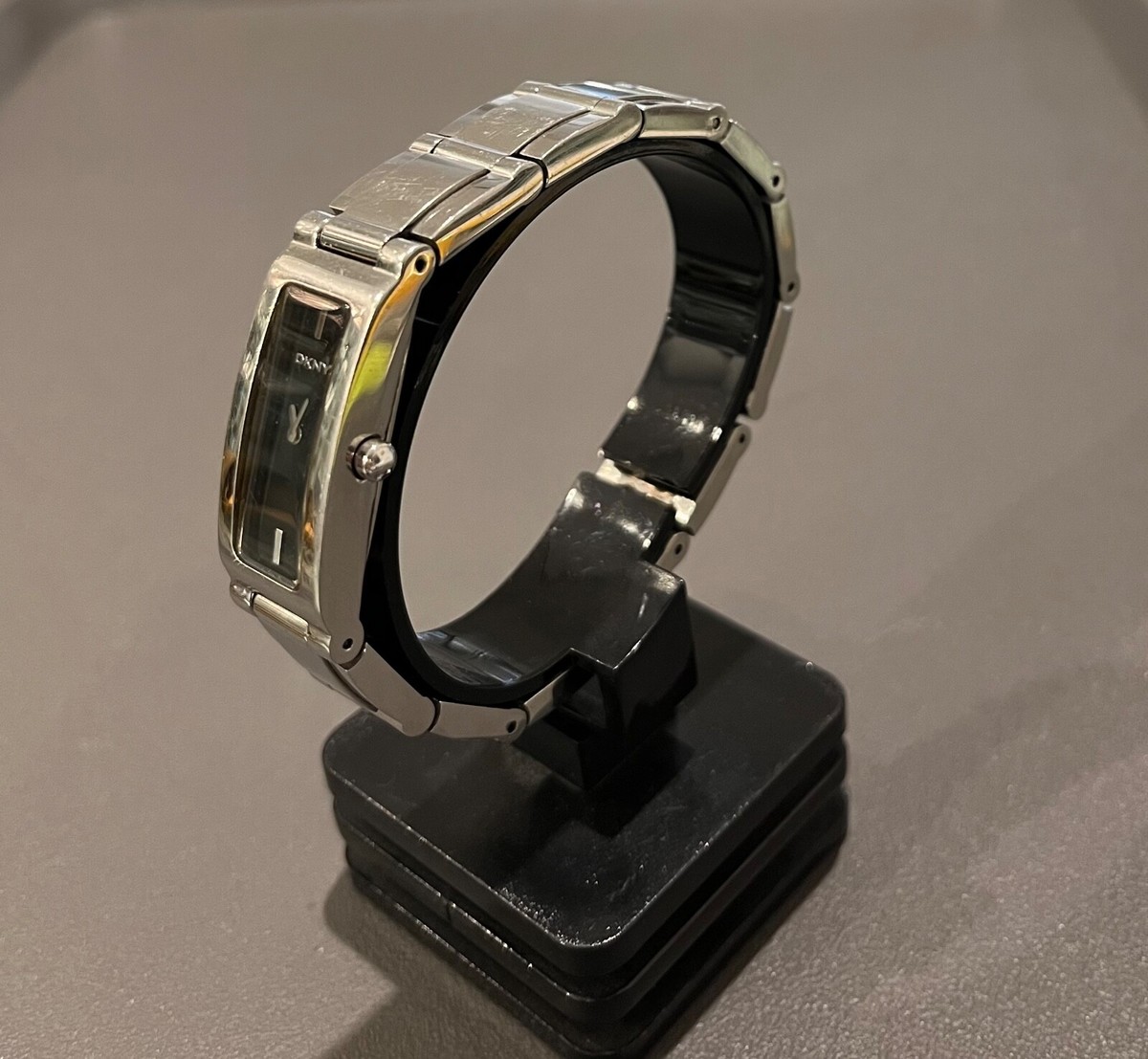 DKNY Damenuhr, Quarz, Edelstahl, neue Batterie, gut gepflegter