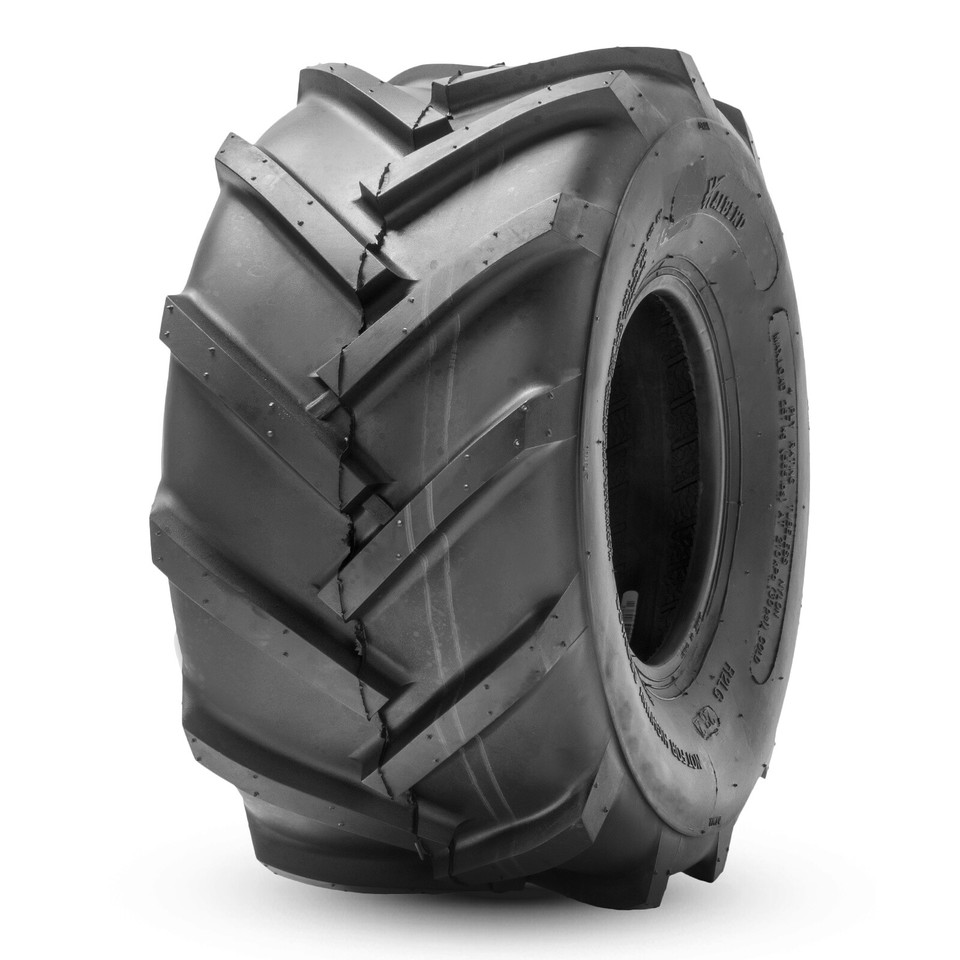 18x9.50-8 Lawn Mower Tire - 4-Ply Tubeless Turf Tread, Replacement For Tractors