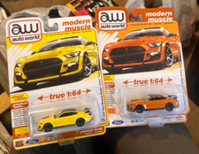 NEW Auto World Mustang GT500 Die Cast 2 PACK SPECIAL EDITION