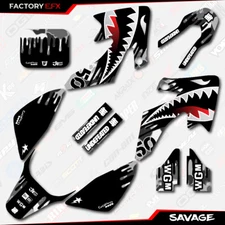 Smoke Gray Camo Savage Racing Graphics kit Fits 04-12 Honda Crf50 CRF 50 Decal