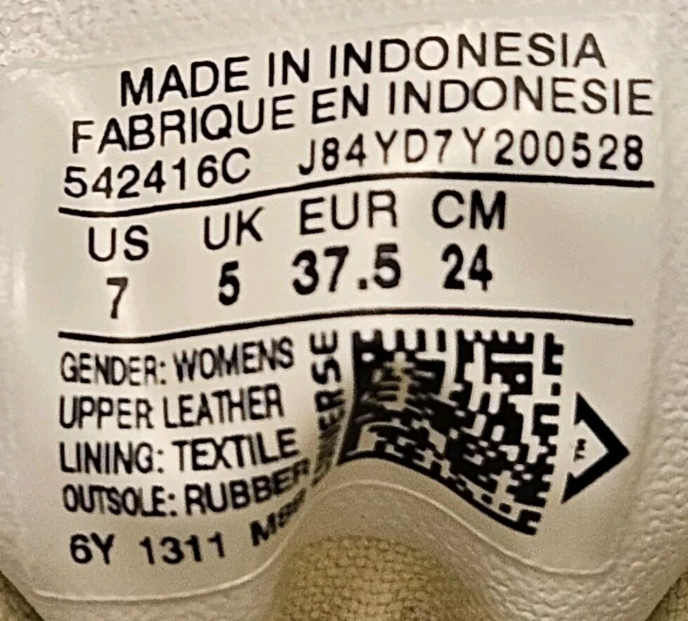 Converse Women's White Gold Studs Sneakers Shoes Size 7 thumbnail 6