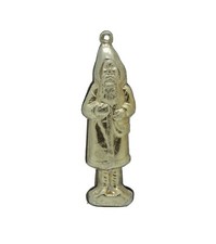 Antique Christmas Ornament - Santa Claus Made Of Embossed Cardboard 15746