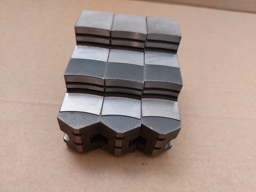 Hard External Jaws For 200mm Pratt Burnerd Metric Scroll Chuck - 8" . - Picture 3 of 6