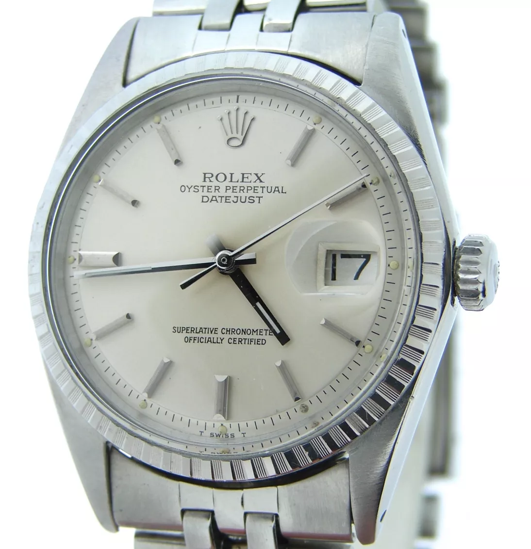 Rolex datejust acero hot sale