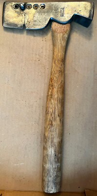 Vintage Plumb Roofing Hatchet Lathing Shingle AS IS DAMAGED HEAD!